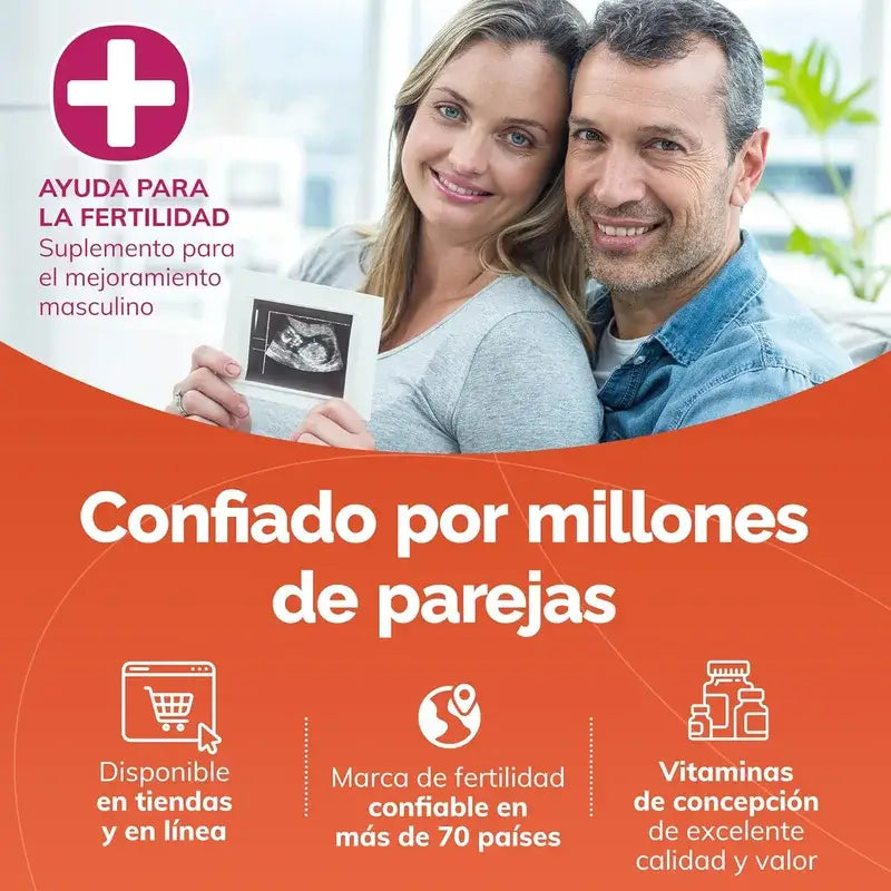 Sasmar Conceive Plus Motilidade Masculina, 60 Cápsulas