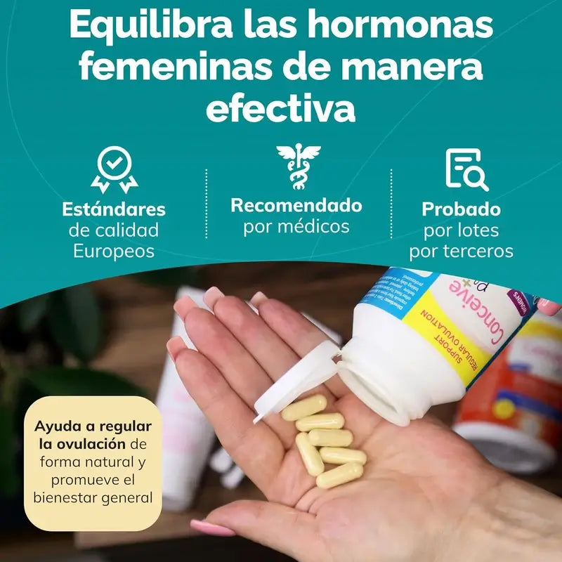 Sasmar Conceive Plus Ovulação Feminina, 120 Cápsulas