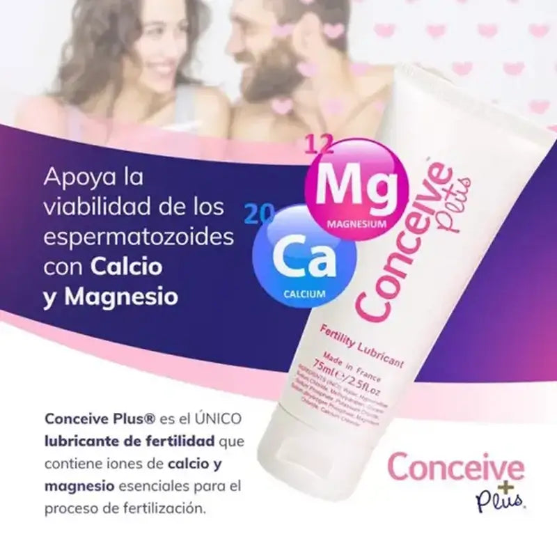 Sasmar Conceive Lubrificante Plus Tubo, 75 ml