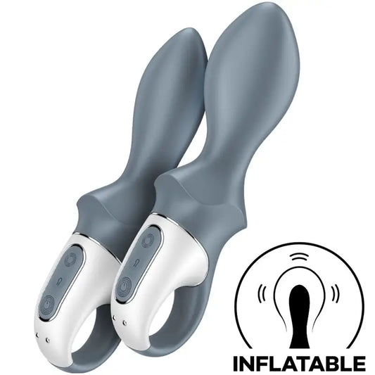 Satisfyer Air Pump Booty 1 Vibrador anal insuflável Cinzento