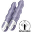 Satisfyer Air Pump Vibrator 1 Vibrador insuflável para o ponto G Roxo