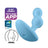Satisfyer Connect Deep Diver Vibrating Plug App - Azul