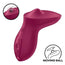 Satisfyer Exciterrr Fúcsia Vibrador de Clítoris deitado