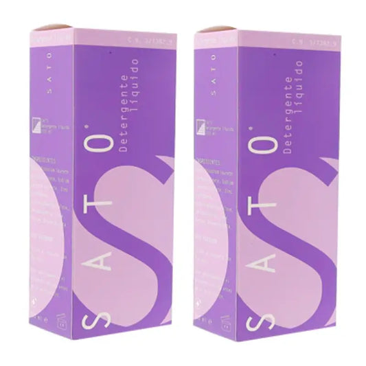 Embalagem de detergente líquido Sato, 2 x 200 ml