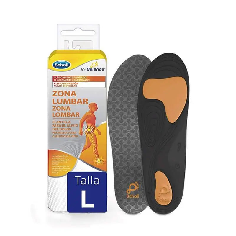 Palmilhas Scholl In-Balance Insoles L de tamanho inferior do dorso