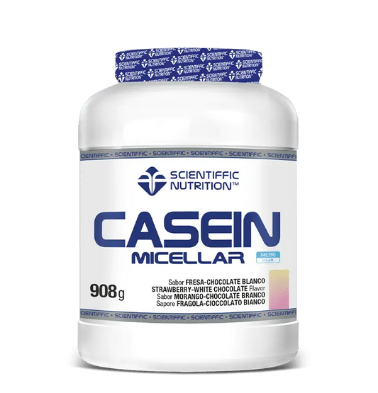 Scientiffic Nutrition Caseína Morango Chocolate Branco, 908 g