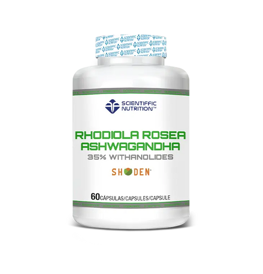 Scientiffic Nutrition Rhodiola Rosea + Ashwaandha, 60 cápsulas