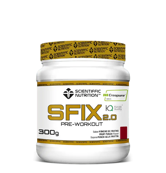 Scientiffic Nutrition Sfix 2.0 Pré-treino Ponche de Frutas, 300 g