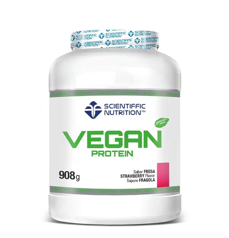 Scientiffic Nutrition Vean Protein Morango - Creme, 908 g