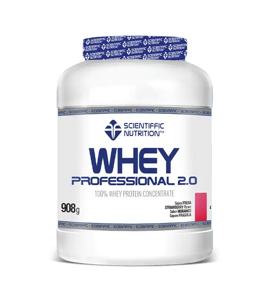 Scientiffic Nutrition Whey Professional 2.0 Morango, 908 g