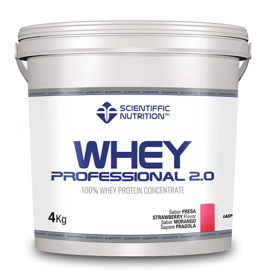 Scientiffic Nutrition Whey Professional 2.0 Morango, 4kg
