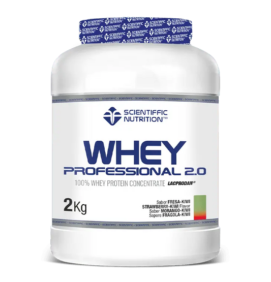 Scientiffic Nutrition Whey Professional 2.0 Morango Kiwi, 2 kg