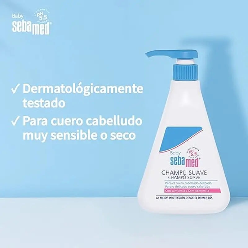 SEBAMED BEBÊ SHAMPOO MACIO 500 ML.