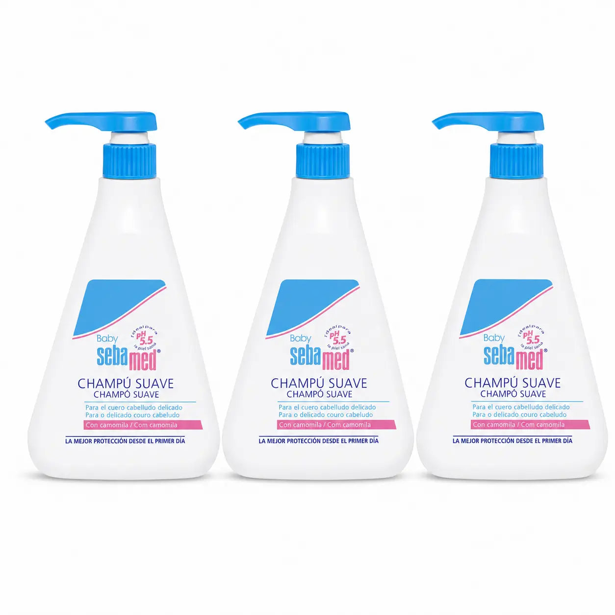 Champô Sebamed Baby Gentle 500 Ml, embalagem de 3