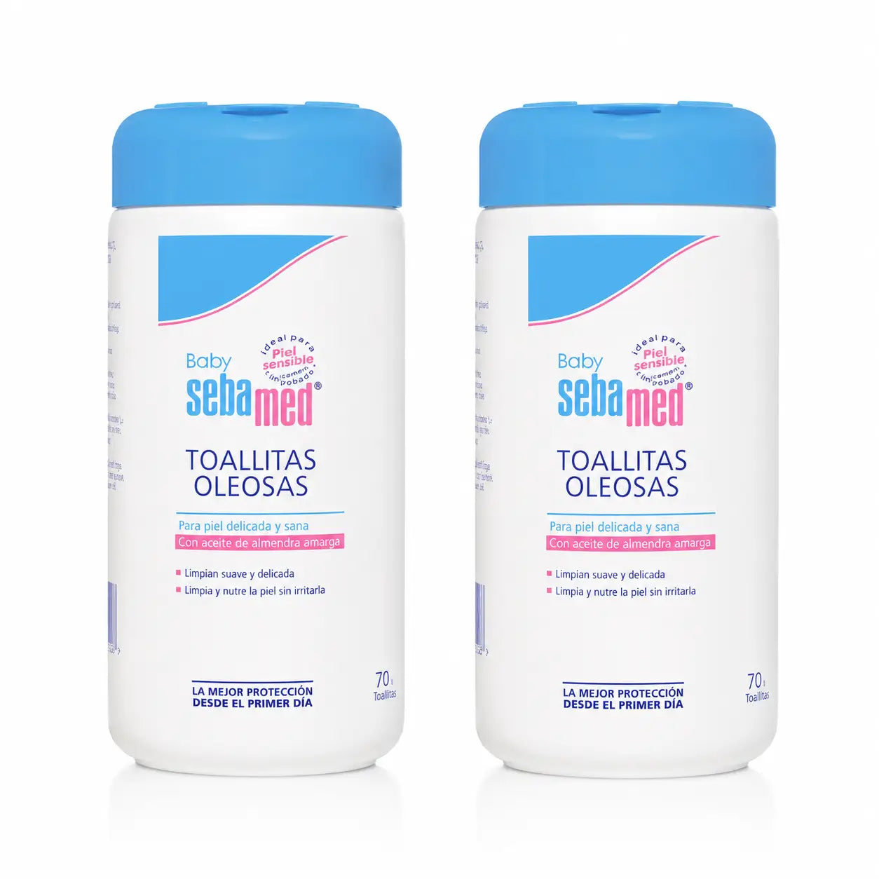 Toalhetes Sebamed Óleo para Bebés 70 unidades, embalagem 2