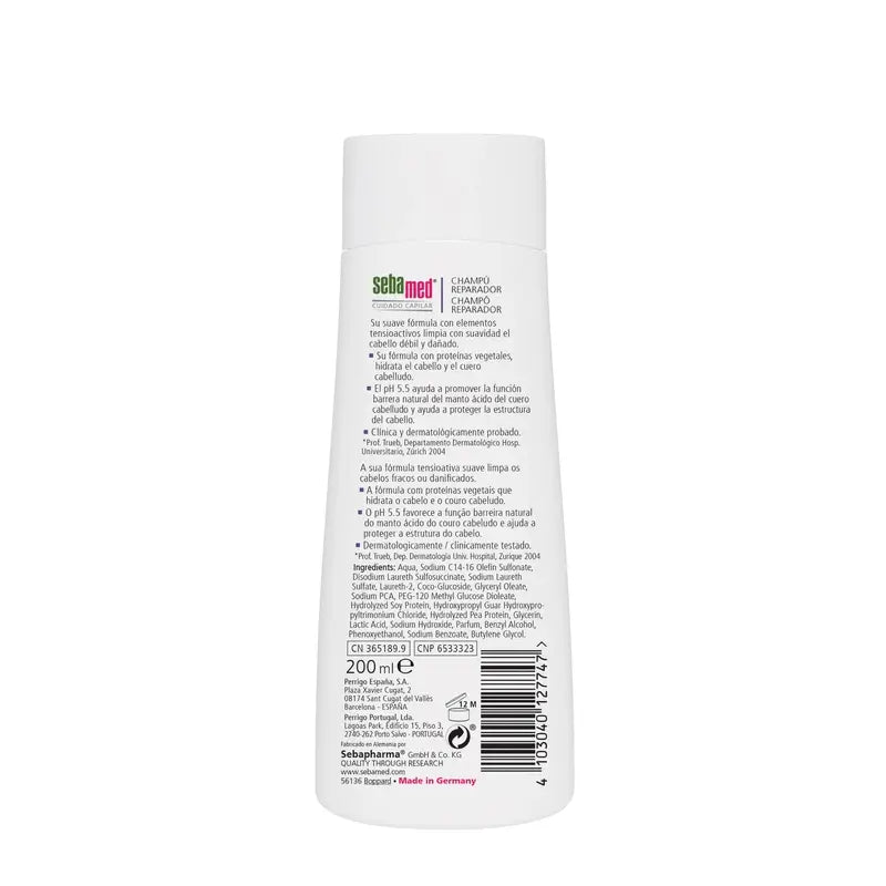 SEBAMED SHAMPOO REPARADOR 200 ML.