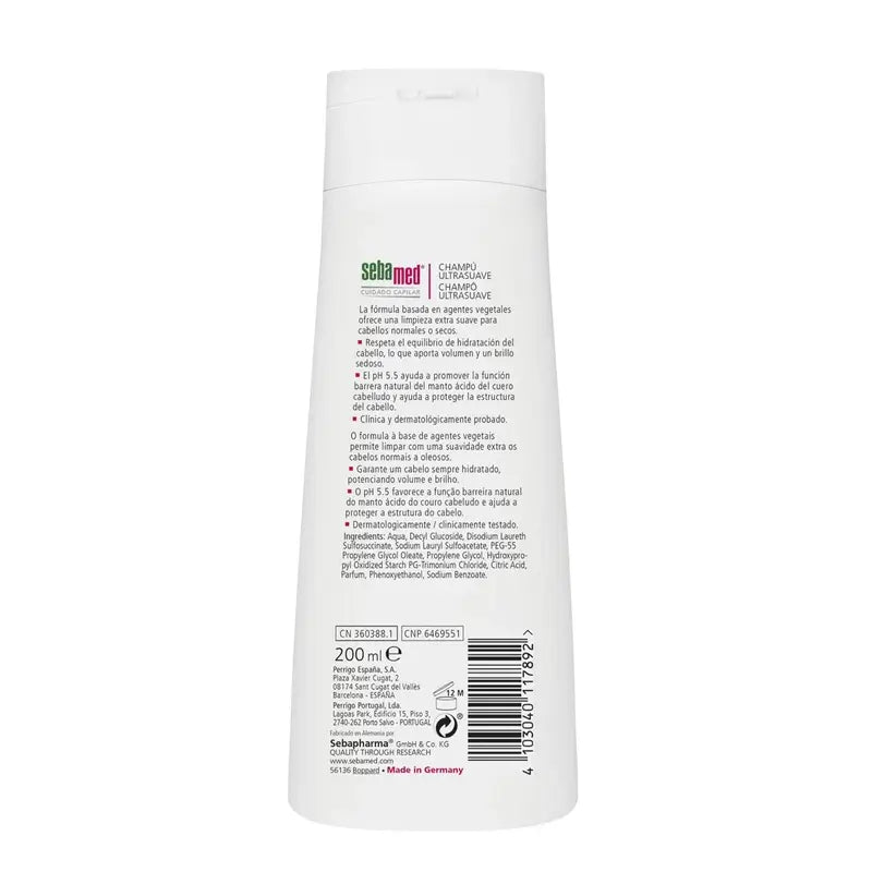 CHAMPÔ ULTRA-SUAVE SEBAMED 200 ML