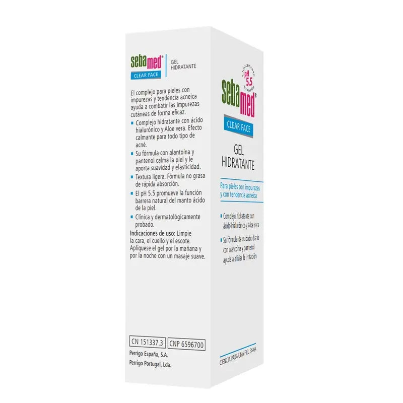 SEBAMED ROSTO CLARO HIDRATANTE GEL HIDRATANTE 50 ML