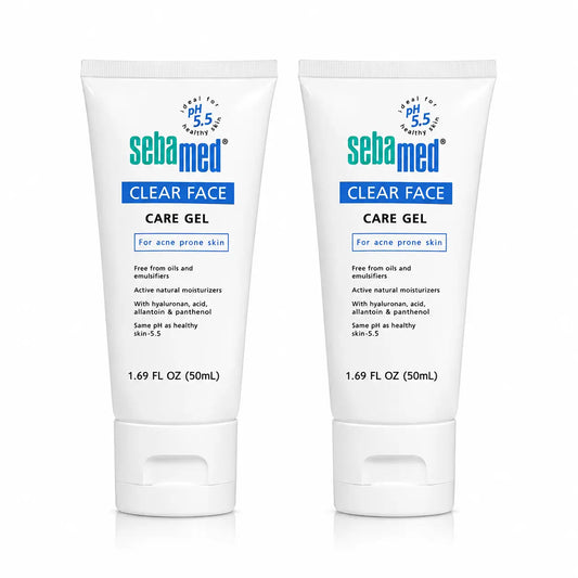 Sebamed Clear Face Gel Hidratante 50 Ml, embalagem de 2