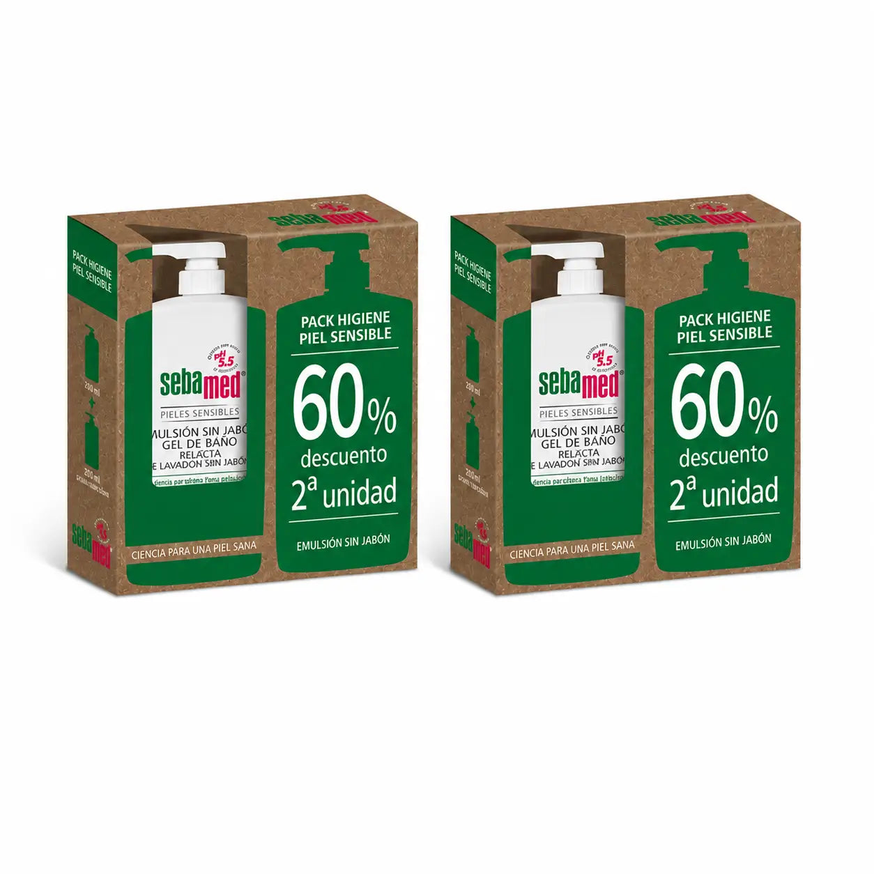 Sebamed Emulsão sem sabão Duplo, 1500 Ml , embalagem 2