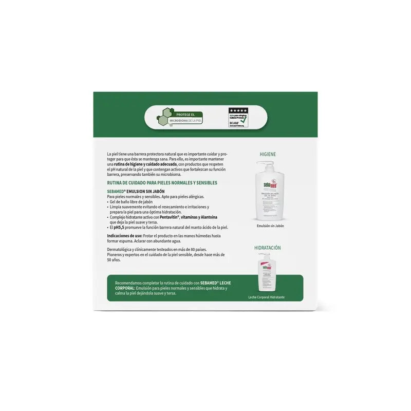 SEBAMED Emulsão Sem Sabonete Duplo, 1500 ml
