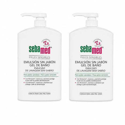 Gel de Banho Sebamed Emulsão Sem Sabão 1000 Ml, embalagem 2