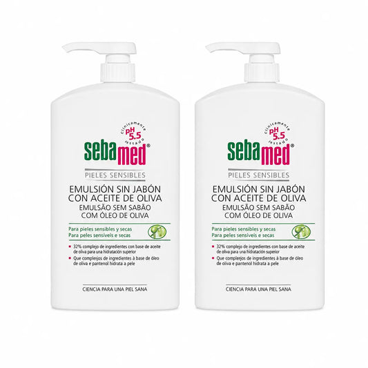 Sebamed Gel de Emulsão Sem Sabão com Azeite 1000 Ml, embalagem 2