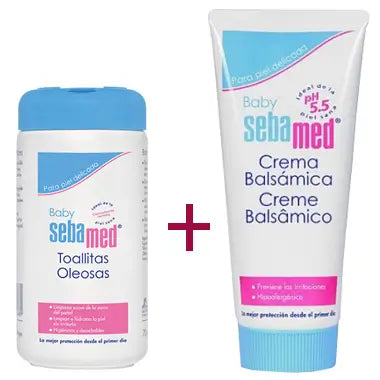 SEBAMED Pack Creme Balsâmica 200 ml + Toalhetes Oleosas 72 uds