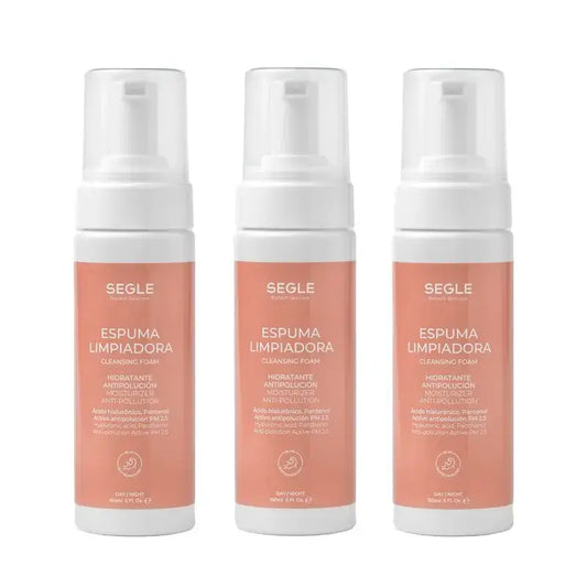 Segle Clinical Espuma de Limpeza Espumante, 3x150 ml