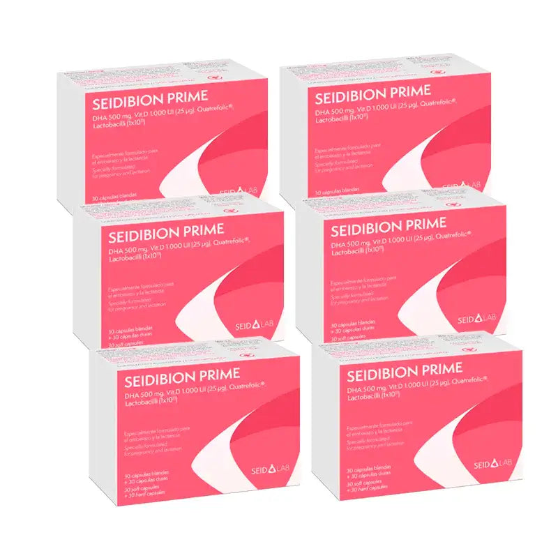 Seidibion Prime, embalagem 6 x 60 cápsulas