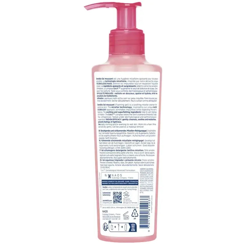 SENSIBIO BIODERMA moussant gel 200 ml