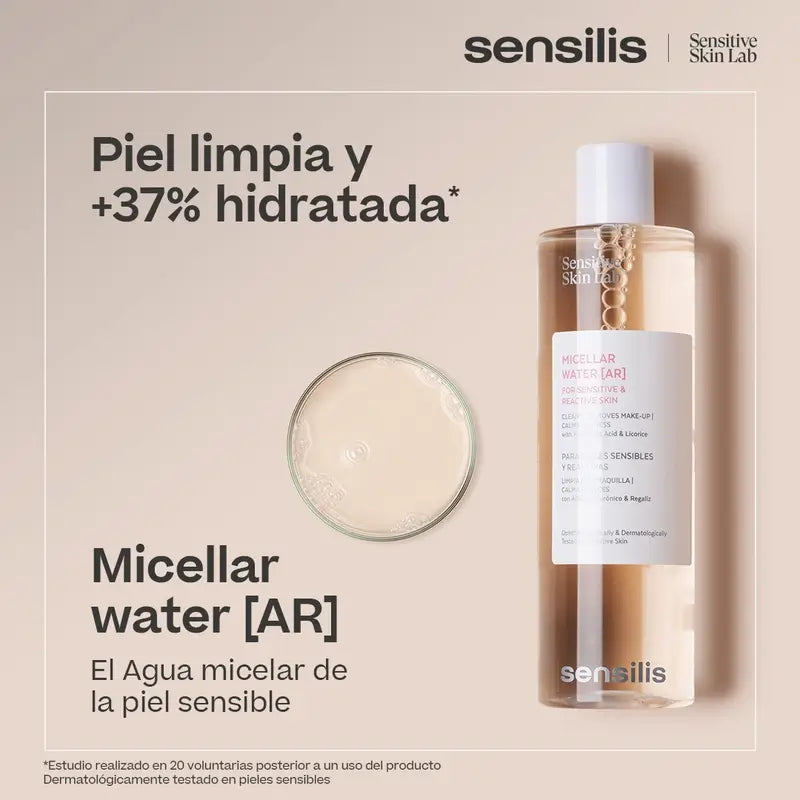 Sensilis Água Micelar [Ar] Pele Sensível e Reactiva 400 ml