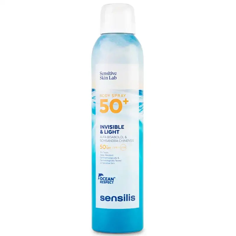 Sensilis Body Spray Invisible & Light SPF 50+ Toque Seco, 200 ml