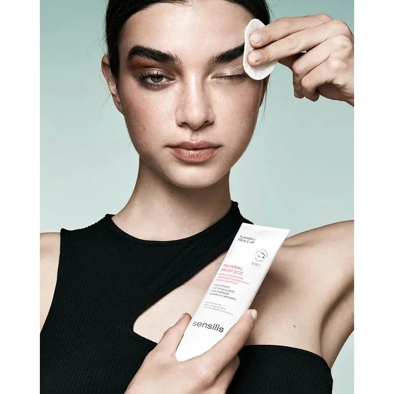 Sensilis Alívio Palpebral [Ecz] 2 em 1 Tratamento para Pálpebras Sensíveis e Desmaquilhante, 100Ml