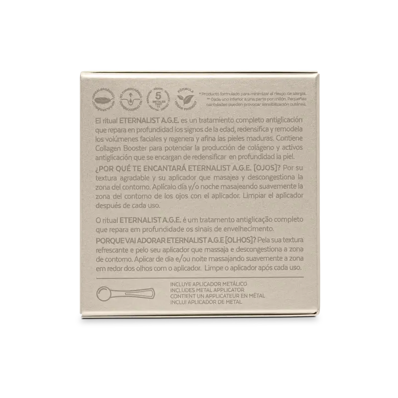 Sensilis Eternalist A.G.E. Revitalização do contorno dos olhos 20 ml