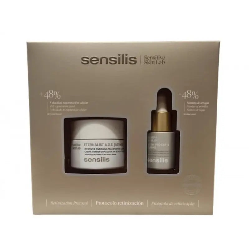 Sensilis Eternalist Pacote de Protocolo de Retinização, 50ml+15ml