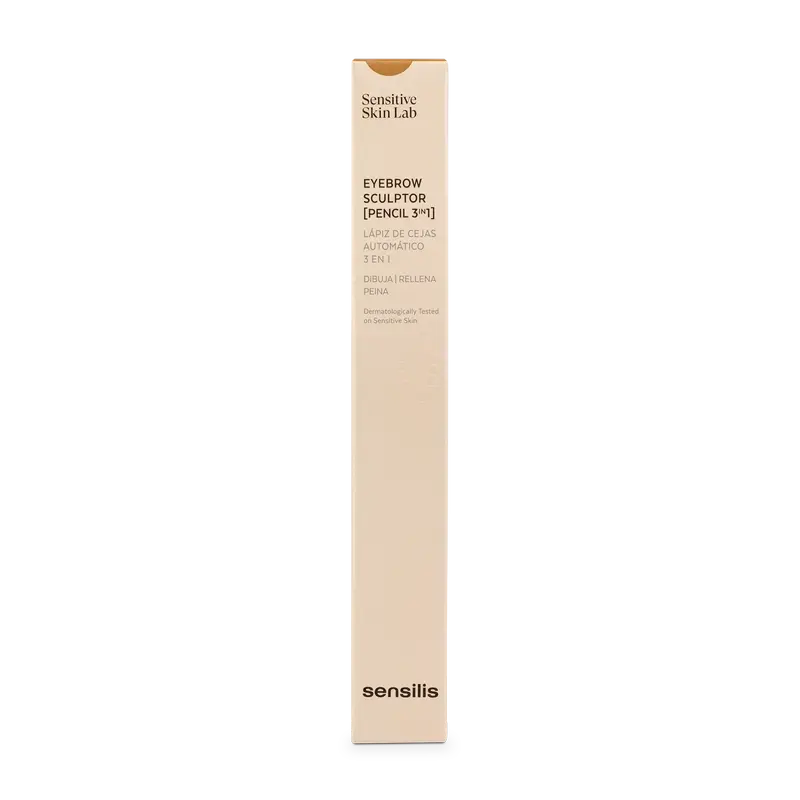 Lápis de Maquilhagem Sensilis Lápis de enchimento de sobrancelhas 3 em 1 01 Loiro 0,5 gr