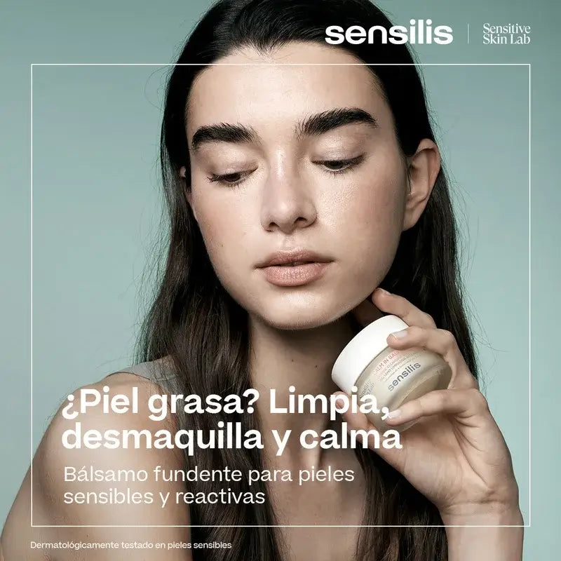 Sensilis Calm In Balm Bálsamo de Limpeza para Pele Sensível e Reactiva 50 Ml