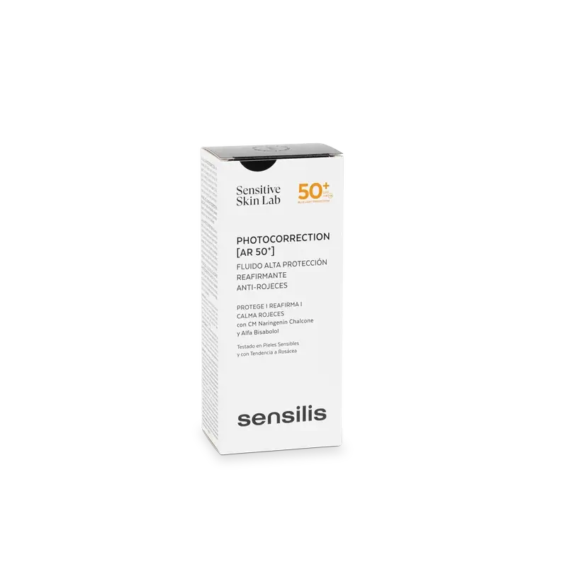 Sensilis Photocorrection [Ar SPF 50+] Fluido Refirmante e Anti-Vermelhidão 40 ml