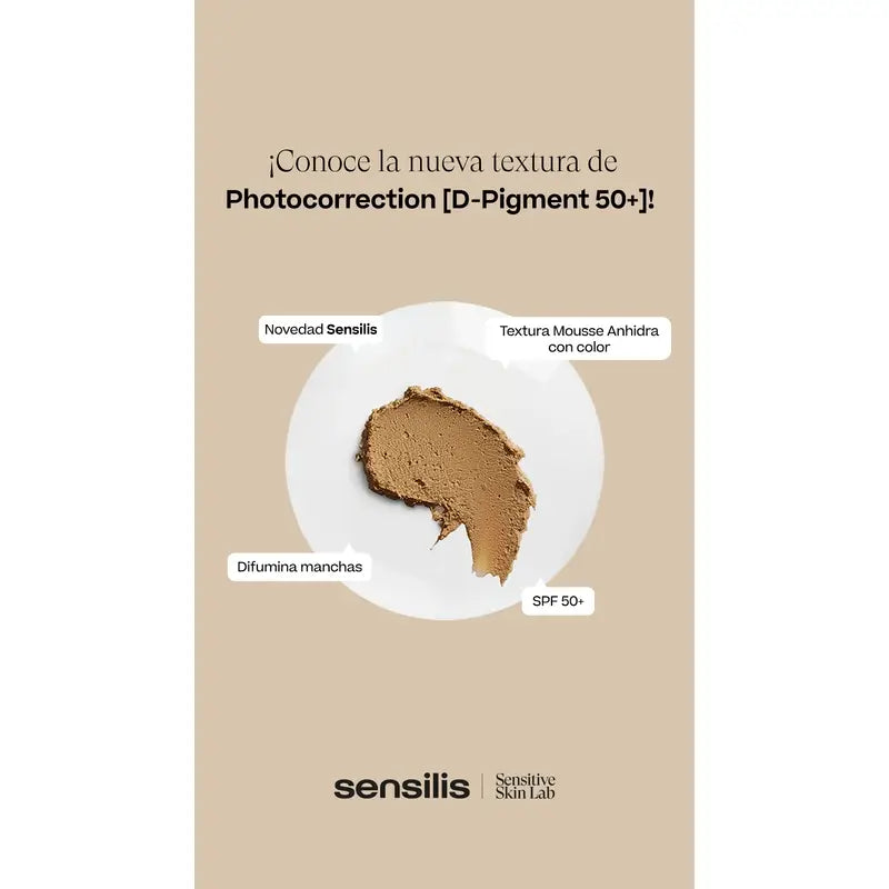 Sensilis Photocorrection [D-Pigment SPF 50+] com Mousse Despigmentante 40 ml