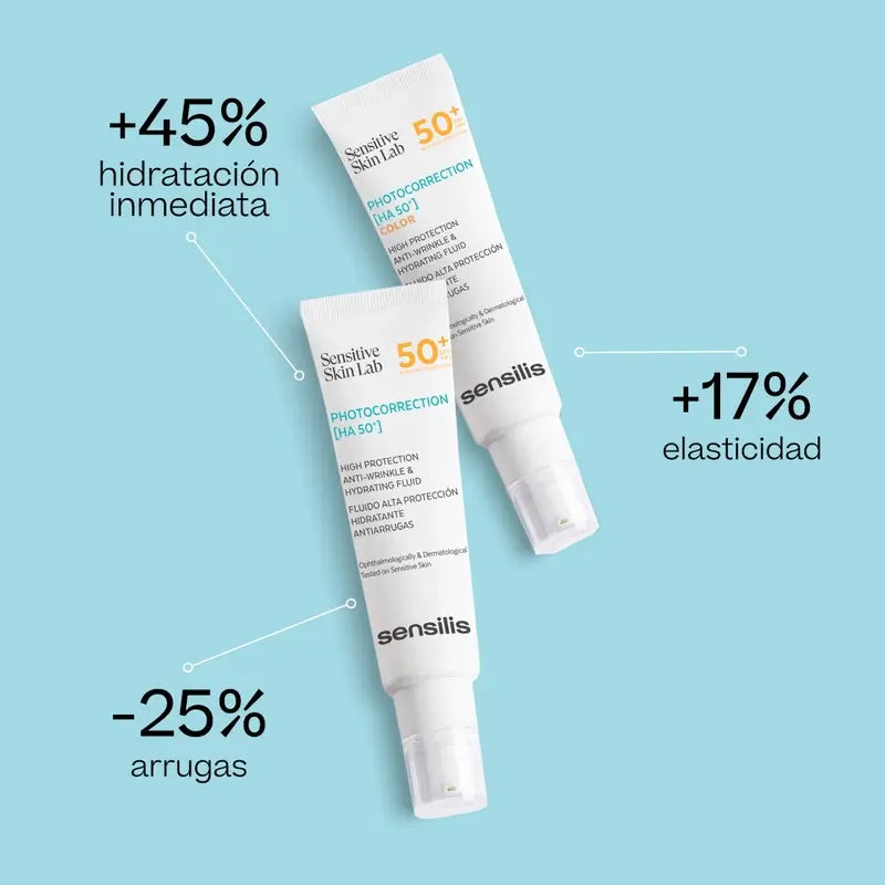 Sensilis Photocorrection [Ha 50+] Hidratante & Hidratante Anti-Rugas 50Ml