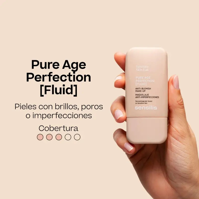 Sensilis Pure Age Perfection Comp up & Treatment 01 bege, 30ml