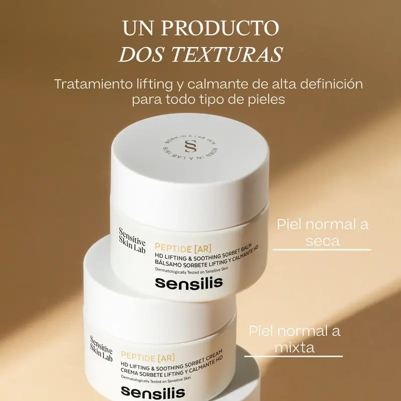 Sensilis Sensilis Peptide [Ar] Pele Seca Efeito Lifting Bálsamo Sorbet, 50 ml