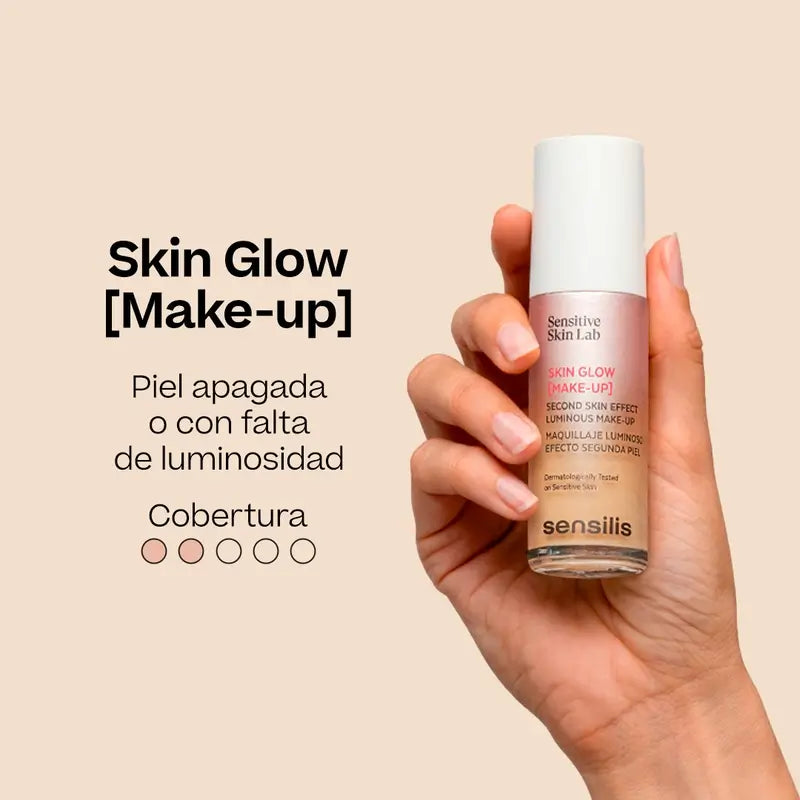 Sensilis Skin Glow Makeup Luminous Foundation - Beige Rosé 04, 30 ml