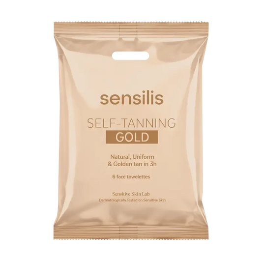 Sensilis Sun Toalhetes Solares Autobronzeadores - Ouro , 6 unidades