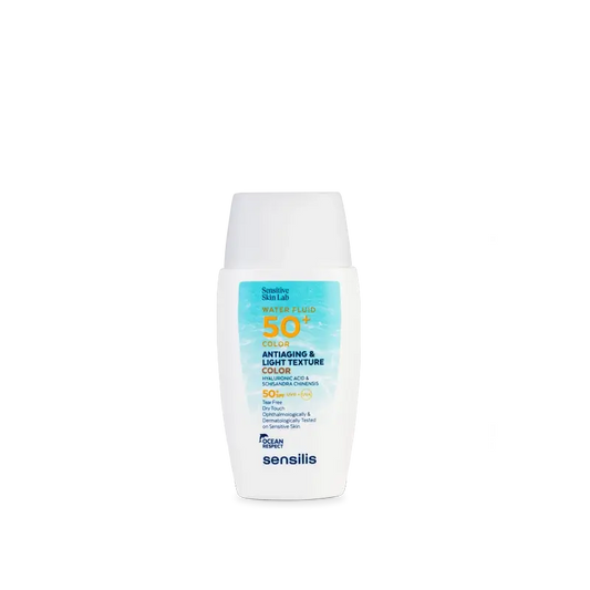 Sensilis Water Fluid SPF 50+ Fluido Anti-Idade com cor, 40 ml