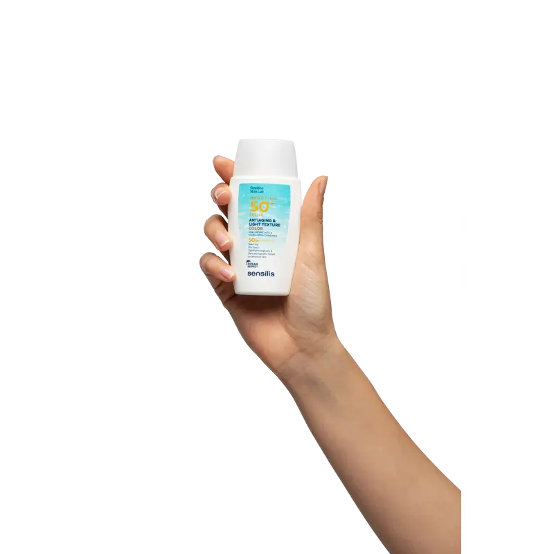 Sensilis Water Fluid SPF 50+ Fluido Anti-Idade com cor, 40 ml