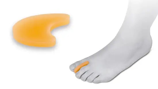 Separador de dedos extra-fino Comforsil (meia-lua) Cc206, tamanho S