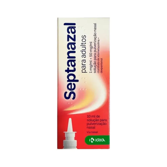 Solução de pulverização nasal septanasal 10 ml