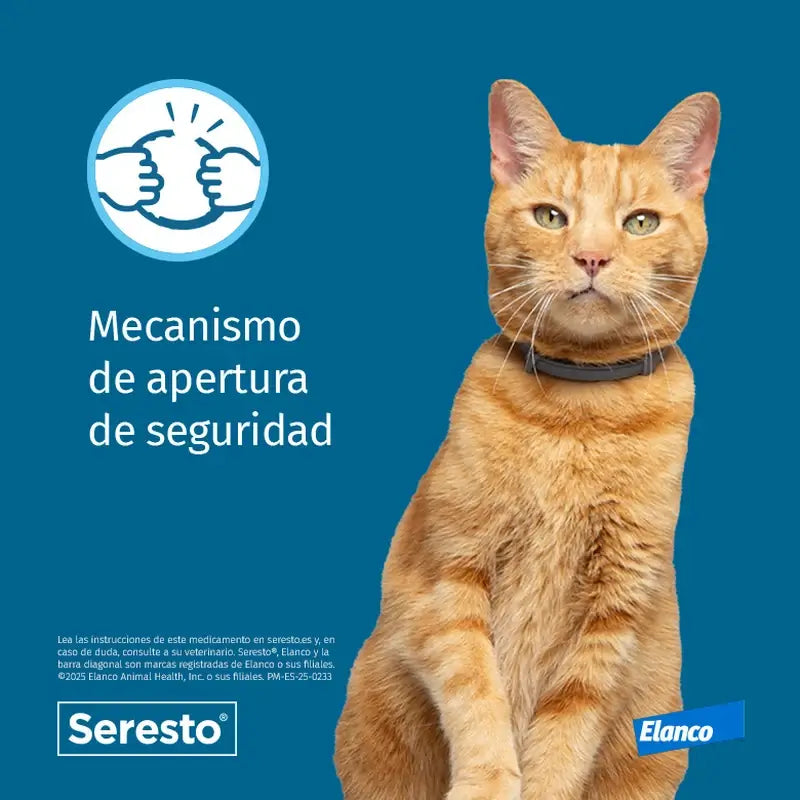Pack Coleira Seresto para gatos 3 unidades